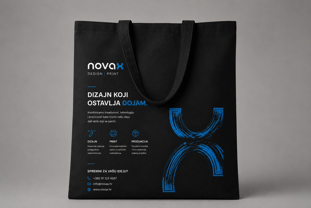 Pamučne vrećice s tiskom – Novax Lovran