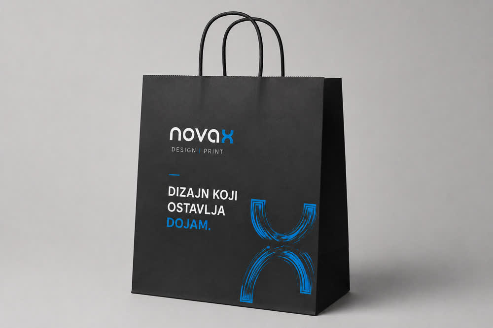Papirnate vrećice s tiskom – Novax Lovran