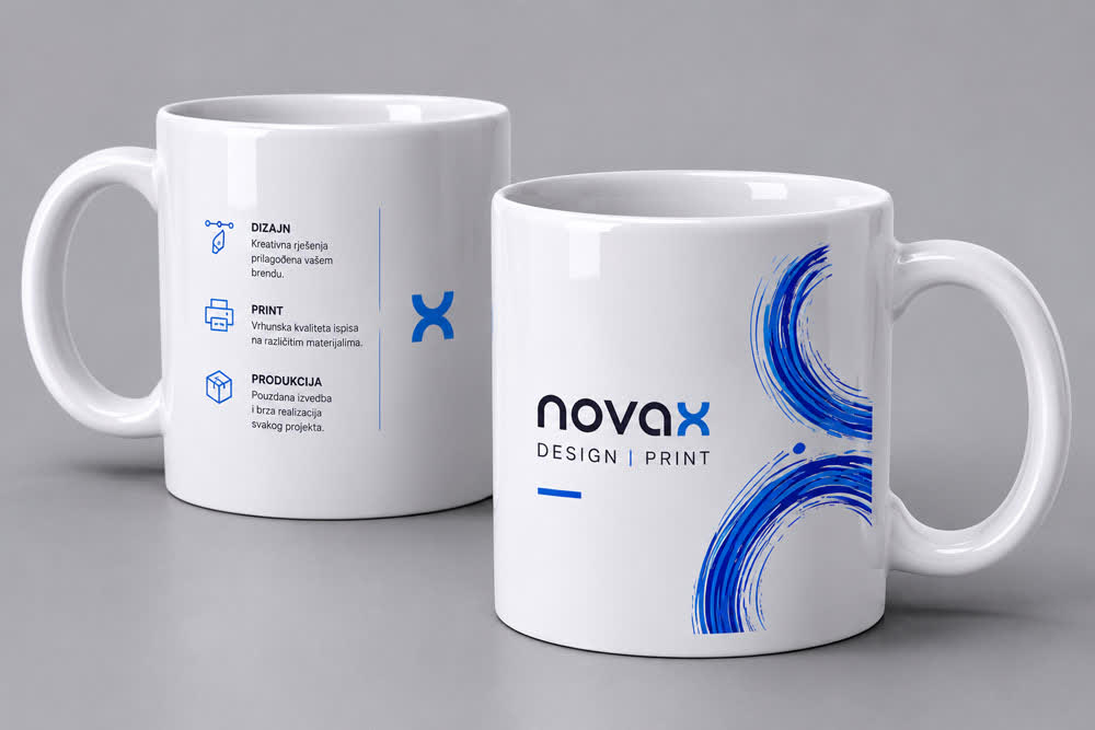 Keramičke šalice sa sublimacijskim tiskom – Novax Lovran