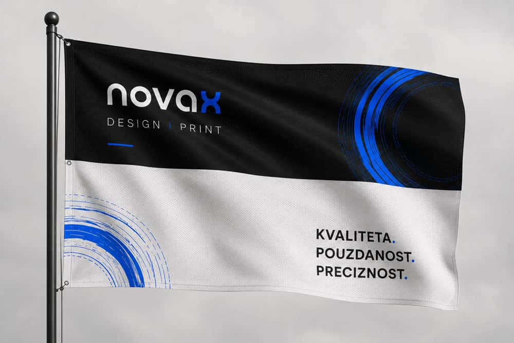 Zastave s tiskom – Novax Lovran