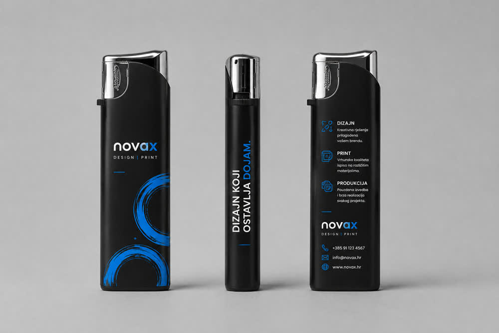 Upaljači električni Swing s UV tiskom – Novax Lovran
